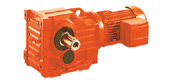ZK series helical gears - spiral bevel gear reducer motor