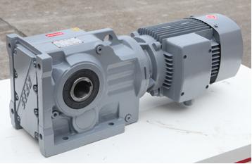 K series helical gears bevel gear reducer motor