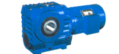 BS series helical gear - worm reducer