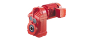 DCF series parallel shaft helical gear reducer motor