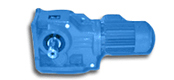 SK series helical gears, spiral bevel gear reducer motor